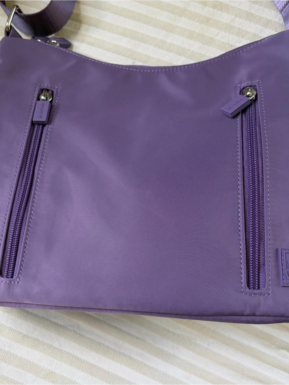 IHKWIP Transit Convertible Nylon Crossbody Shoulder Bag Vintage Grape NWOT - Picture 3 of 14